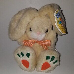 VTG Lemonwood Asia Bunny Rabbit Plush Carrot Feet Stuffed Animal Easter w/TAG